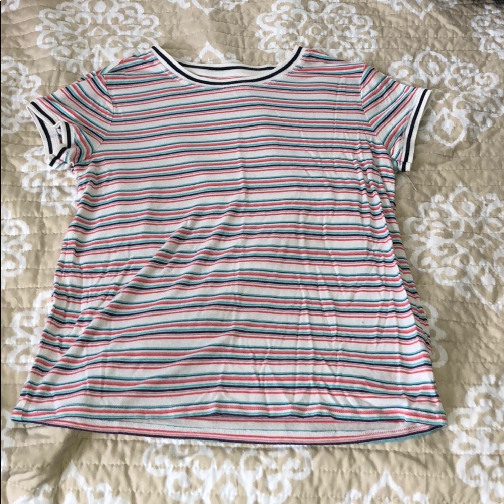cotton striped tee